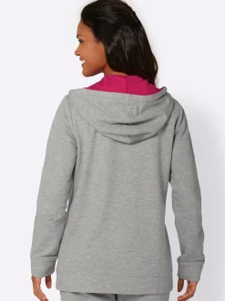 Sweatjacke mit 2 Känguru-Taschen