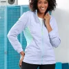 Sweatjacke mit Mesh-Einsätzen