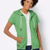 Sweatjacke mit Nahttaschen