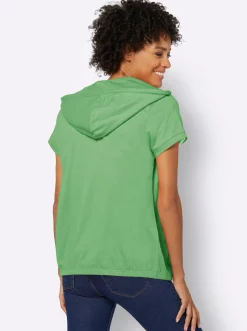 Sweatjacke mit Nahttaschen