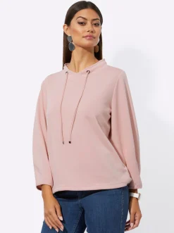 Sweatshirt im softweichen Modal-Mix