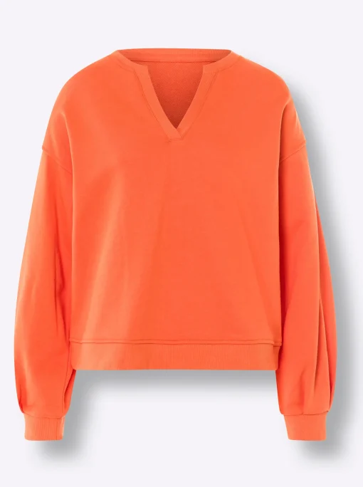 Sweatshirt mit Ballonärmeln