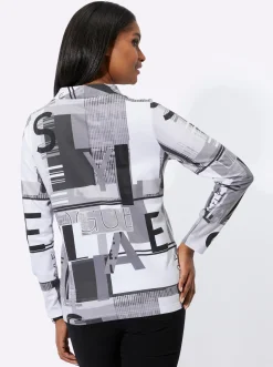 Sweatshirt mit Buchstaben-Print
