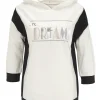 Sweatshirt mit goldfarbenem Folien-Print