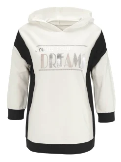 Sweatshirt mit goldfarbenem Folien-Print