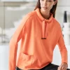 Sweatshirt mit gummiertem Schriftzug