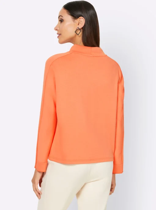 Sweatshirt mit gummiertem Schriftzug