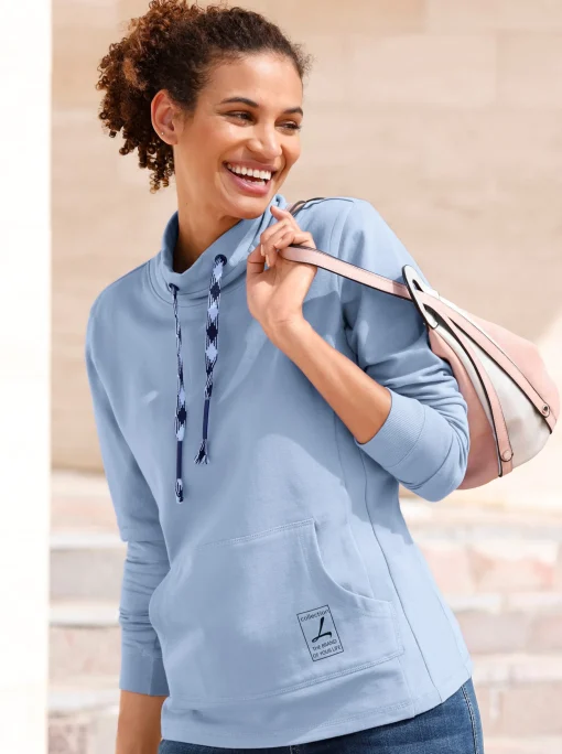 Sweatshirt mit Känguru-Tasche