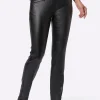 Thermohose aus Leder-Imitat