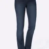 Thermojeans mit kariertem Futter