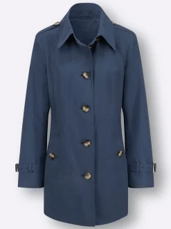 Trenchcoat mit Schlitz hinten