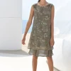 Trägerkleid im Lagen-Look, pflegeleicht