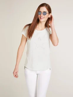T-Shirt aus Flammgarn