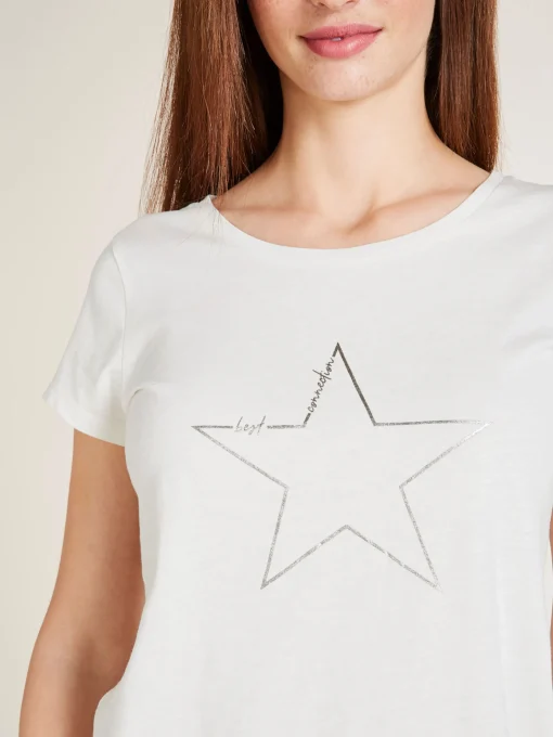 T-Shirt aus Flammgarn