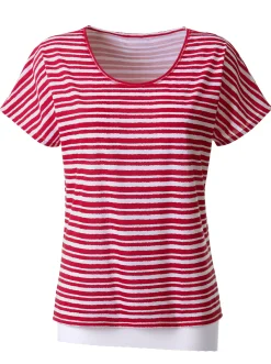 T-Shirt im Streifen-Dessin