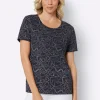 T-Shirt mit Herzchen-Dessin
