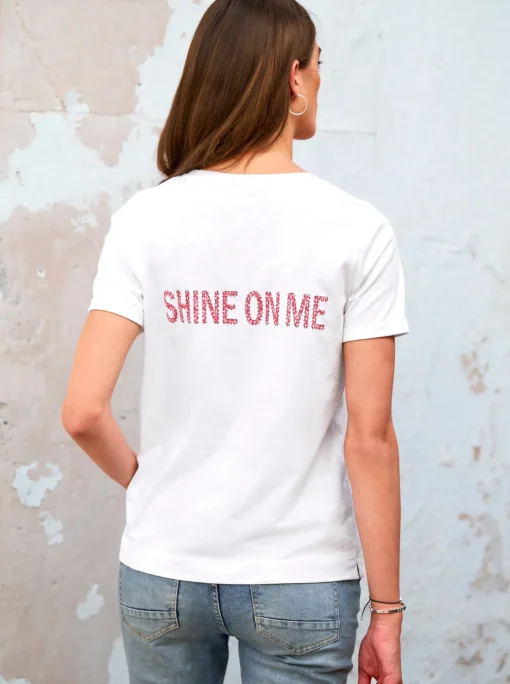 T-Shirt mit Schriftzug