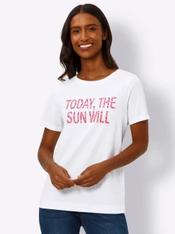 T-Shirt mit Schriftzug