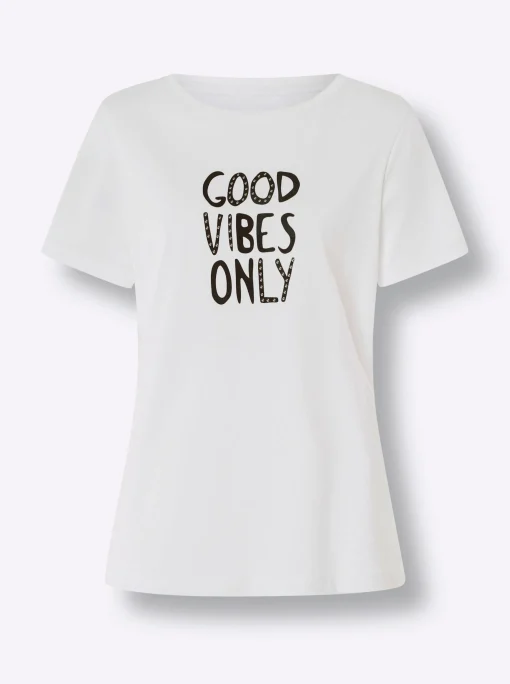 T-Shirt mit Schriftzug