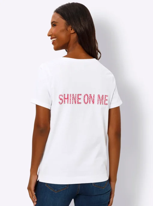 T-Shirt mit Schriftzug