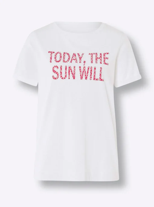 T-Shirt mit Schriftzug