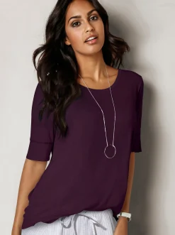 T-Shirt mit zweilagigem Ärmelbündchen