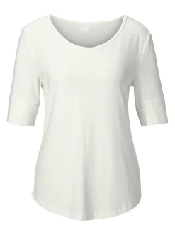 T-Shirt mit zweilagigem Ärmelbündchen