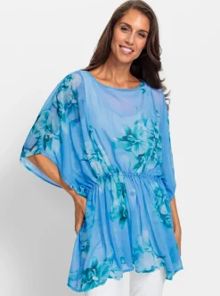 Tunika mit weitenregulierbarer Taille