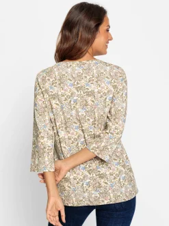 Tunikashirt mit 3/4-Ärmeln