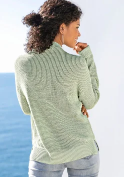 V-Ausschnitt-Pullover