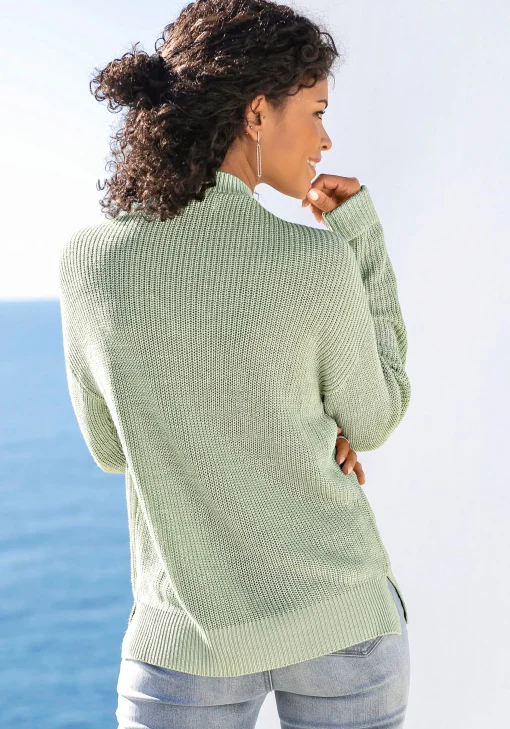 V-Ausschnitt-Pullover