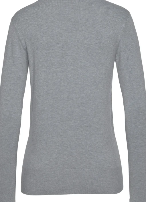 V-Ausschnitt-Pullover