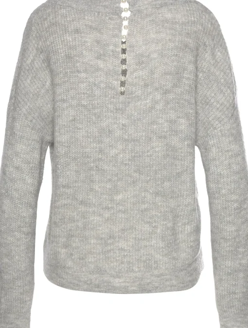 V-Ausschnitt-Pullover