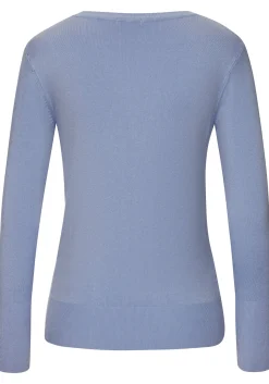 V-Ausschnitt-Pullover