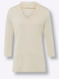 V-Ausschnitt-Pullover