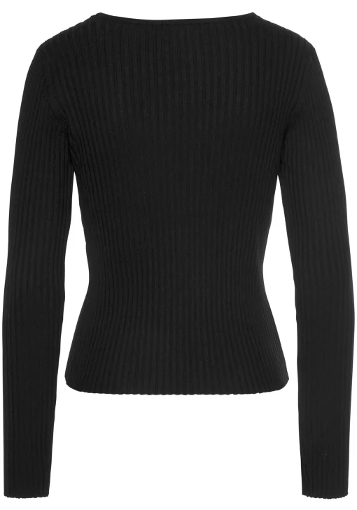 V-Ausschnitt-Pullover