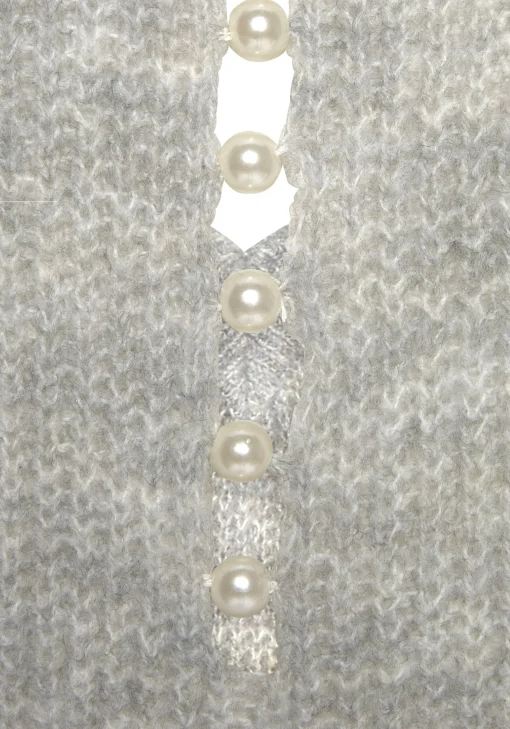 V-Ausschnitt-Pullover