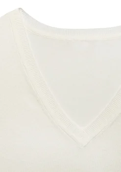 V-Ausschnitt-Pullover