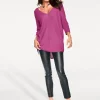 V-Ausschnitt-Pullover im Oversized-Schnitt