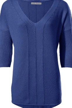 V-Ausschnitt-Pullover im Oversized-Schnitt