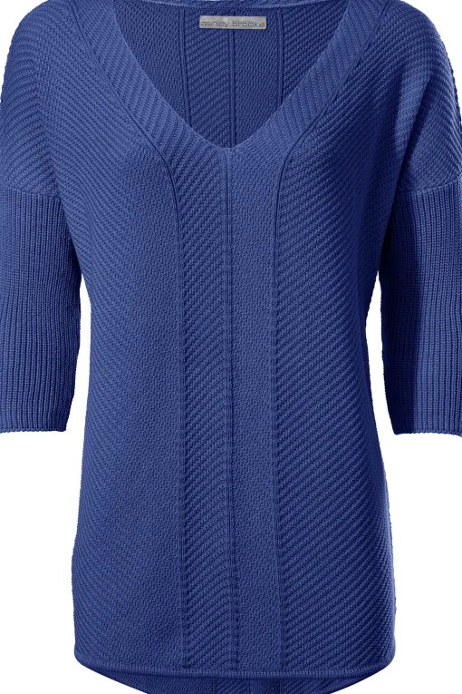 V-Ausschnitt-Pullover im Oversized-Schnitt