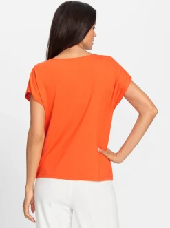 Wasserfallshirt mit Stretch-Anteil