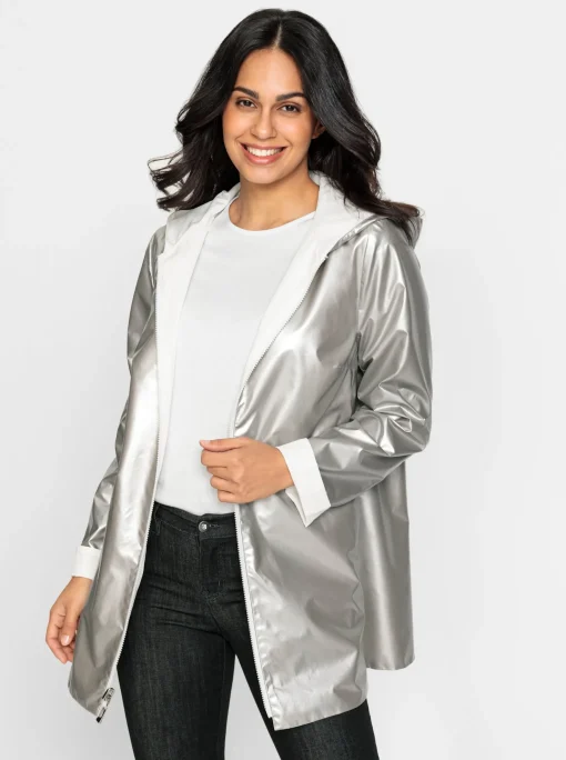 Wendejacke mit Kapuze