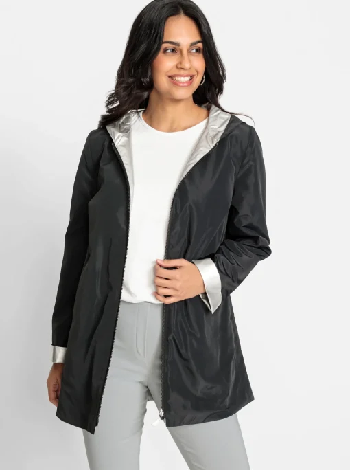 Wendejacke mit Kapuze
