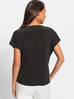 Wickelshirt mit Knotendetail
