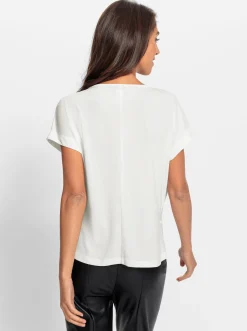 Wickelshirt mit Knotendetail