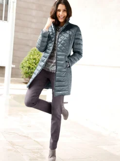 Winterjacke in Changeant-Qualität, leicht schimmernd