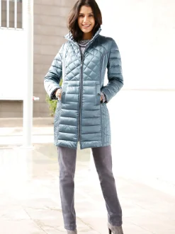 Winterjacke in Changeant-Qualität, leicht schimmernd