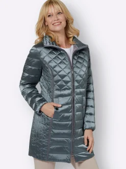 Winterjacke in Changeant-Qualität, leicht schimmernd