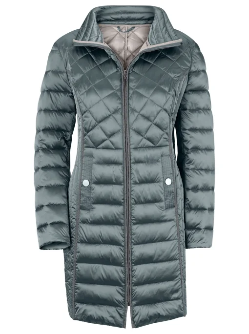 Winterjacke in Changeant-Qualität, leicht schimmernd